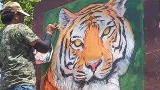 tiger painting| easytiger painting| drawingfamous tiger painting| Art world| @artworld6018