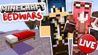 Minecraft Bedwars - Live - w/SpJockey and Lokk1