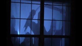 AtmosFX Halloween Projector Effects in our front window - Digital Halloween Decorations for 2017