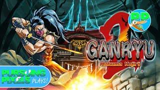 Neo Retro Ninja Platformer Action // Let's Play Ganryu 2 (Neo Geo Sequel Inspired by Shinobi)