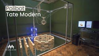 Our Polibot cable robot exhibited at the Tate Modern's Wired LIVE event