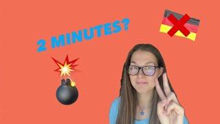 Learn German in 2 Minutes a Day!
