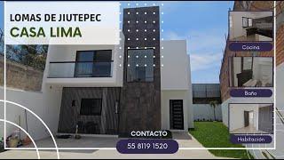 Casa Lima en Lomas de Jiutepec Morelos con Alberca con 307m2 de terreno y 171 m2 de costrucción