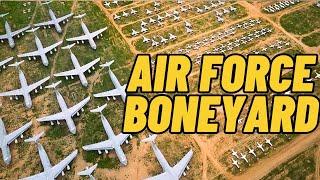 Abandoned Planes - Air Force Boneyard 2024 - Davis-Monthan Air Force Base - Guided Tour by Drone