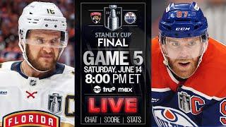 2025 Stanley Cup Final Scoreboard - Game 5: Florida Panthers vs. Edmonton Oilers