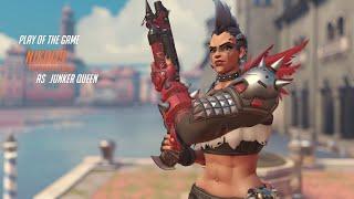 Crazy Junker Queen Ultimate 4K in Overwatch 2 - POTG