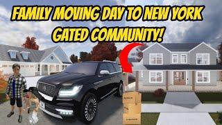 Greenville, Wisc Roblox l Realistic Family Gated Mansion Moving Day to New York - Voice Roleplay