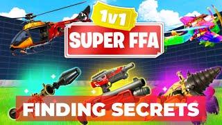 FINDING Secrets In Fortnite Super FFA!!!