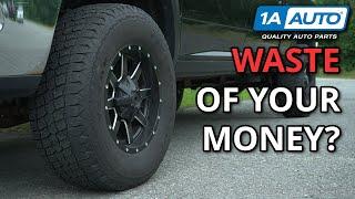 Those Oversized Tires May Look Good…But Which Parts Are They Damaging on Your Car or Truck?