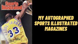 My Autographed Sports Illustrated Magazines