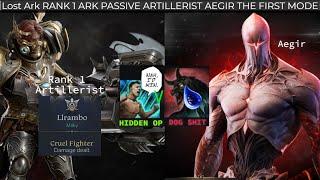 Lost ark Rank 1 Ark passive Artillerist 1660 aegir Cruel fighter new meta  ENDURANCE build gameplay!