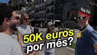 Portugal: Adivinhando o salário das pessoas na ruas do Porto