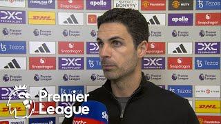 Mikel Arteta STORMS OFF after Premier League title race question | Premier League | NBC Sports