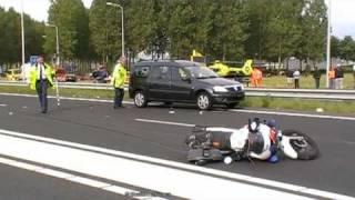 Motoragent geschept op de A7