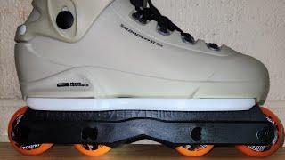 Salomon ST one aggressive rollerblades with new subtractmfg and tnec frames