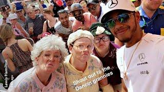 Dancing Grannies do Bahrain Grand Prix & Lewis Hamilton