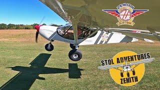 Flying the Zenith STOL CH 750 Super Duty SkyJeep sport utility airplane in to Wood Acres Airpark