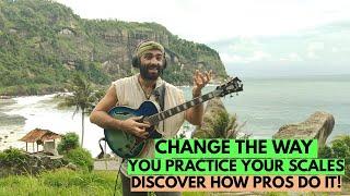 Change the way you practice your scales...if you want to improvise freely!