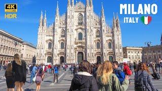 Milan, Italy  4K Walking Tour of Fashion Capital | 2023 4K HDR Walk