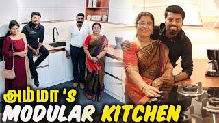 Modular Kitchen for Amma's Dream Home  House Update !! | DAN JR VLOGS