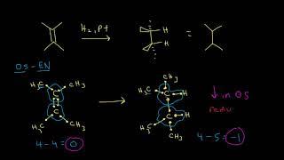 Hydrogenation | Alkenes and Alkynes | Organic chemistry | Khan Academy Hebrew