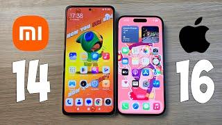 XIAOMI REDMI NOTE 14 VS IPHONE 16 - БОЛЬШАЯ ЛИ РАЗНИЦА? ПОЛНОЕ СРАВНЕНИЕ!