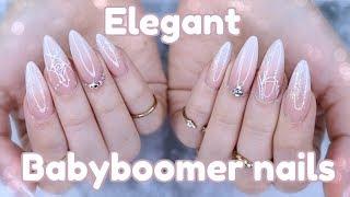 HOW TO: ELEGANT BABY BOOMER NAILS | WEDDING NAILS