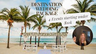 Destination Wedding Package starts under $10k for your wedding in Mexico or the Caribbean.