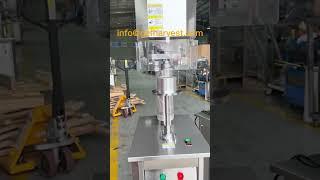 Semi Automatic Tin Can Seaming Machine, snack Can Closing Equipment, Metal Can Sealer for Tea Cans