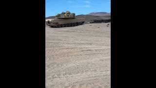 M1A1 Tank firing