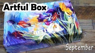 Artful Box September - Unboxing Mystery Art Supplies