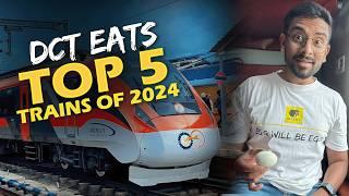 Top 5 TRAIN FOOD Reviews of 2024 On DCT EATS!! 