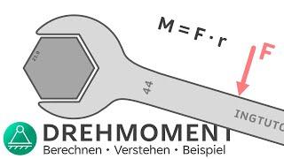 Drehmoment berechnen (Beispiel) | Technische Mechanik 1 | INGTUTOR