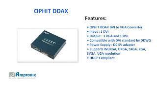 OPHIT DDAX DVI to VGA Converter Sales | Service | Repair | Exchange | Replacement