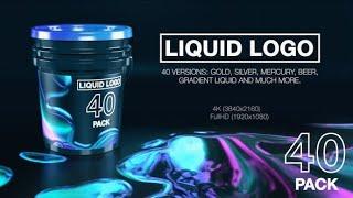 Liquid logo Reveal 40 Intros By After Effects