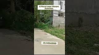 258+258=516 Sq.yrds Plot for sale in HUDA Mayuri, Miyapur, Hyderabad. #miyapur #plots #shorts