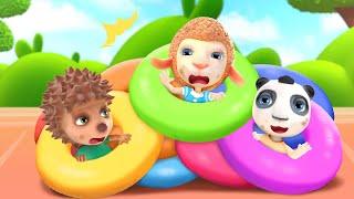 Funny Challenge for Kids | Kids Songs + More Nursery Rhymes | Dolly and Friends 3D