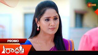 Radha- Promo |11 Oct 2024  | Telugu Serial | Gemini TV