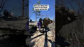 Unprofessional climber #silly #friends brought #happiness #fun #deeper #friendship #youtubeshorts