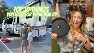 10 Things You Need for Your New RV!!