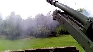 25-pounder Field Gun firing