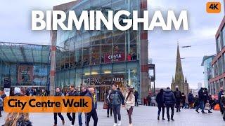 BIRMINGHAM  Walk ‍️ Busy City Centre Afternoon | 4K HD  | England | UK | 2022