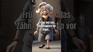 Früher war das Zähneklappern vor Angst... #sprüche #zitate