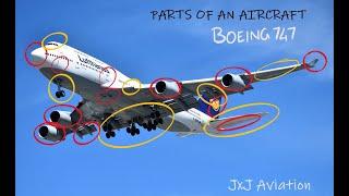 Parts of an Aircraft in less than 2 minutes | Aviation Notes | Boeing 747 |