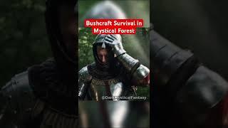 Wandering knight bushcraft survival in mystical forest!  #bushcraft #survival  #darkfantasy