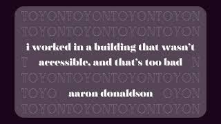 I Worked in a Building that Wasn't Accessible, and That's Too Bad - Aaron Donaldson