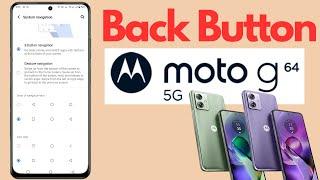 Moto g64 5g back button setting moto g64 5g me back button kaise lagaye/navigation key setting