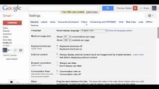 This video explains how to use Gmail filters and how to edit, delete or export filters.