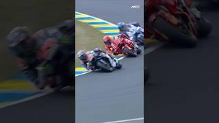 THIS battle for the lead ️ (w/ Marc Marquez & Fabio Quartararo) #motogp