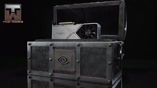 Damascus Chest & RTX 3080 Ti - Titanium Shroud  [NVIDIA GEFORCE]